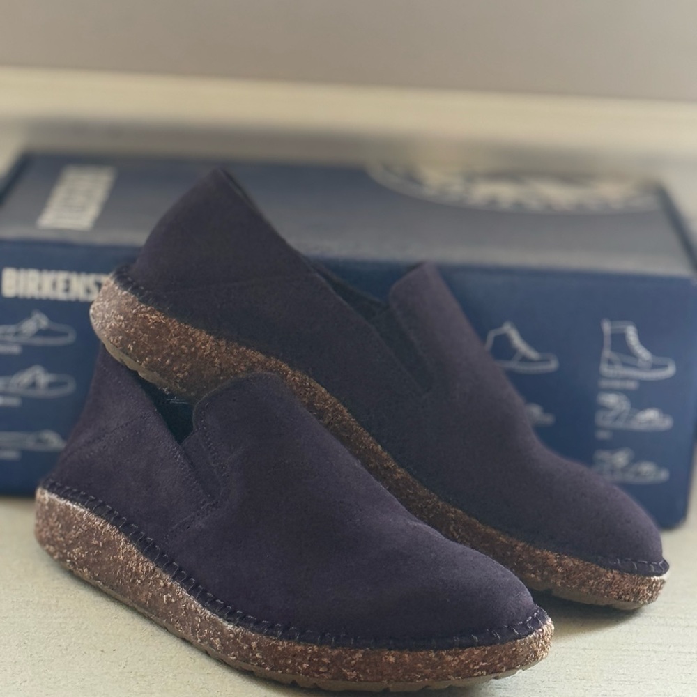 Women’s Birkenstock Callan Suede Slip-Ons - Dark Berry